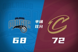 半场战报-骑士72-68领先魔术 哈登22分 米切尔16分 班凯罗21分