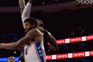 总能把握时机！乔治补防再成背景板 杜伦顺下隔扣2+1