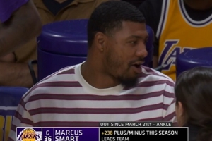 不可或缺！斯玛特本赛季总净胜分+238 领跑湖人全队