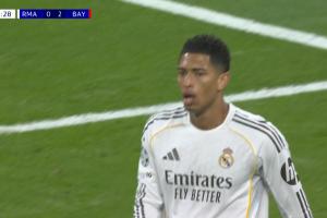 皇马做出两处换人调整：米利唐、贝林厄姆替补登场，皮塔奇被换下