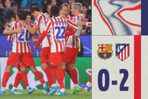 2球优势在手！马竞继承热刺的种子席位，1/4决赛次回合主场战巴萨