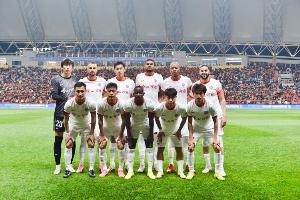 自2012年以来,青岛海牛首次在单场中超的上半场让对手无一射门