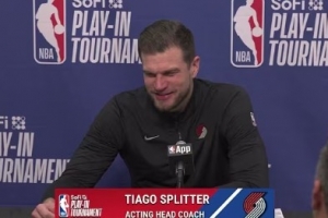 【完整版】斯普利特:进季后赛是巨大成就 阿夫迪亚打得并不完美