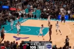 吞食天地!维金斯外线开炮 连中2记三分率队牢牢占据场上主动