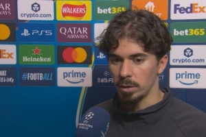 维蒂尼亚:很高兴连续3年进入欧冠半决赛,球队展现了成熟的一面