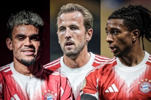 可怕!拜仁三叉戟:凯恩50球6助/迪亚斯24球15助/奥利塞18球27助