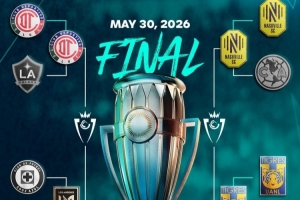 美冠杯半决赛对阵:托卢卡vs洛杉矶FC,纳什维尔vs老虎大学