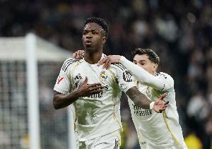 维尼修斯在欧冠送出32次助攻,超越C罗在皇马效力时期数据