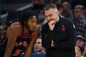 奎克利伤缺G1 猛龙主帅：我们想念他 他能梳理进攻并用投篮帮球队