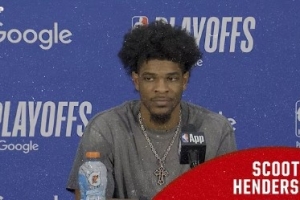 【完整版】亨德森：打季后赛每个回合都很重要 我可以更具侵略性